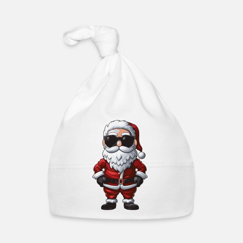 Weihnachtsmann Comic Santa Baby Bio-Mütze