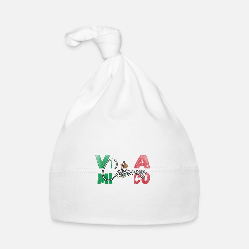 Funny quote Viva Mexico Cabrone - Mexican Organic Baby Cap