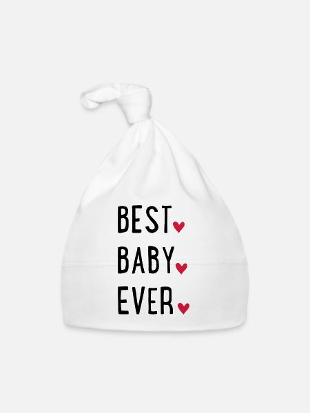 baby - Baby Bio-Mütze - Weiß - Vorne
