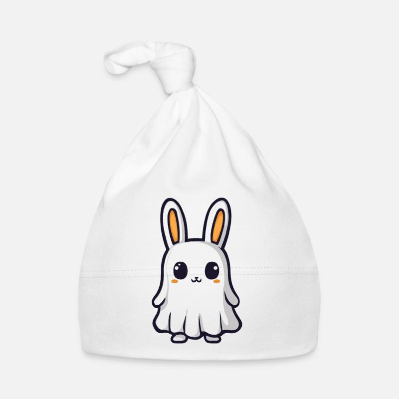 Hase Halloween Comic Geist Baby Bio-Mütze