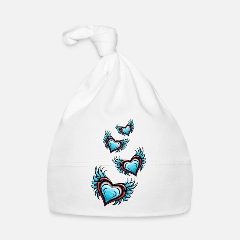 Ailes de cœur Bonnet bio Bébé