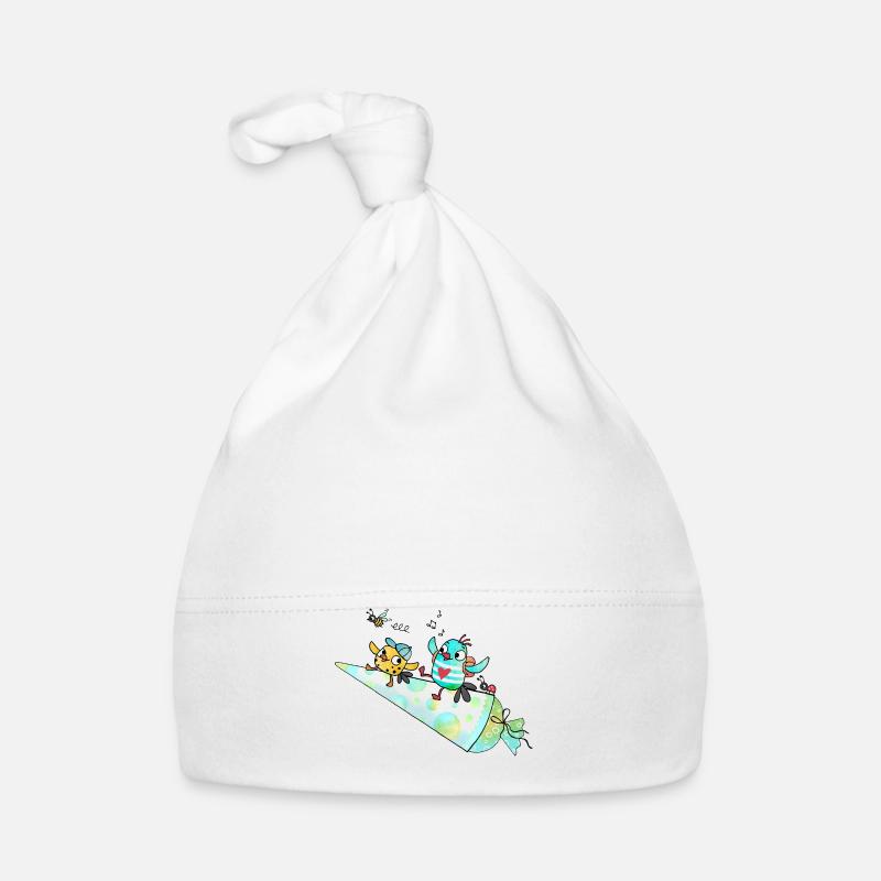 Hurra ich bin ein Schulkind! Baby Bio-Mütze