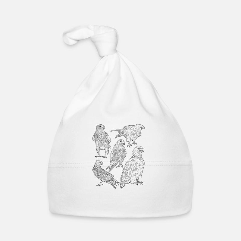 Oiseaux de proie, rapaces Bonnet bio Bébé