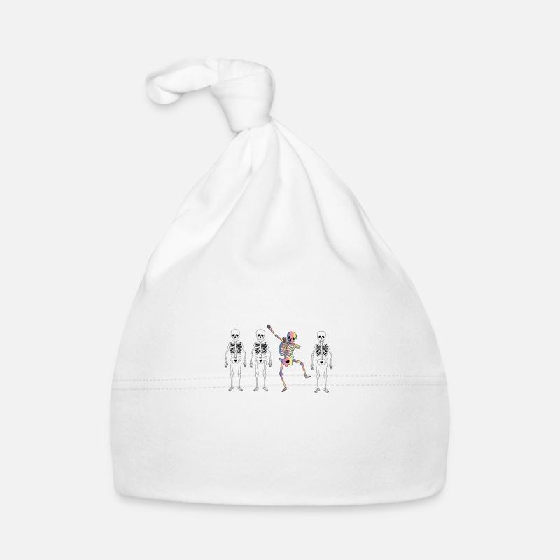 Squelette drôle soyez vous-même Bonnet bio Bébé