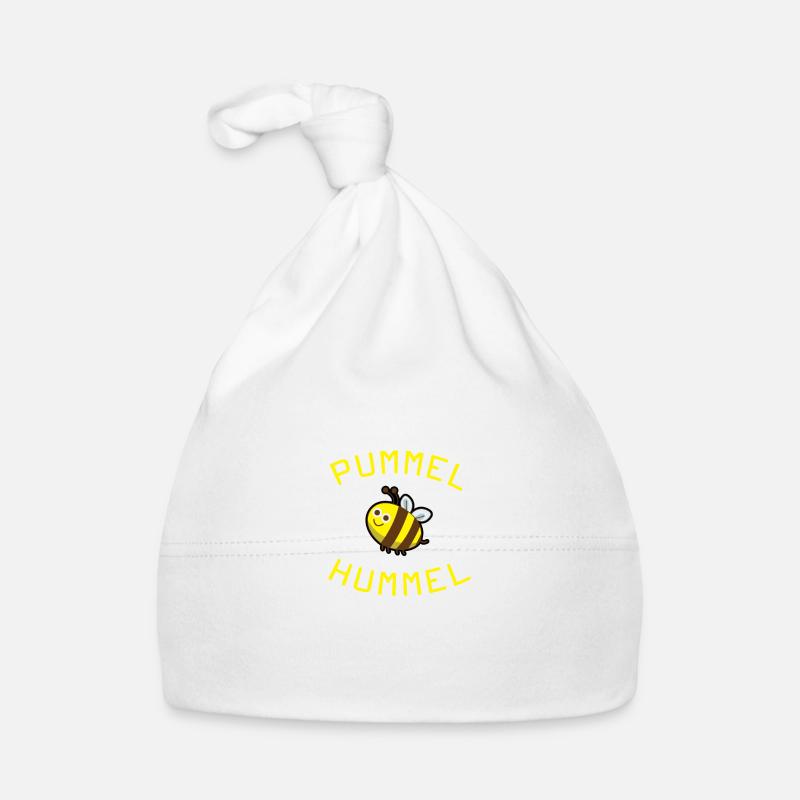 Chubby Bumblebee Fat Fat Overweight - Bonnet bio Bébé - blanc