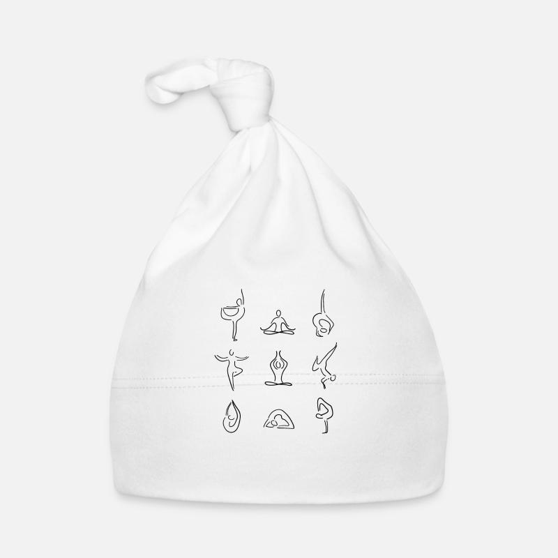 Yoga - Bonnet bio Bébé - blanc
