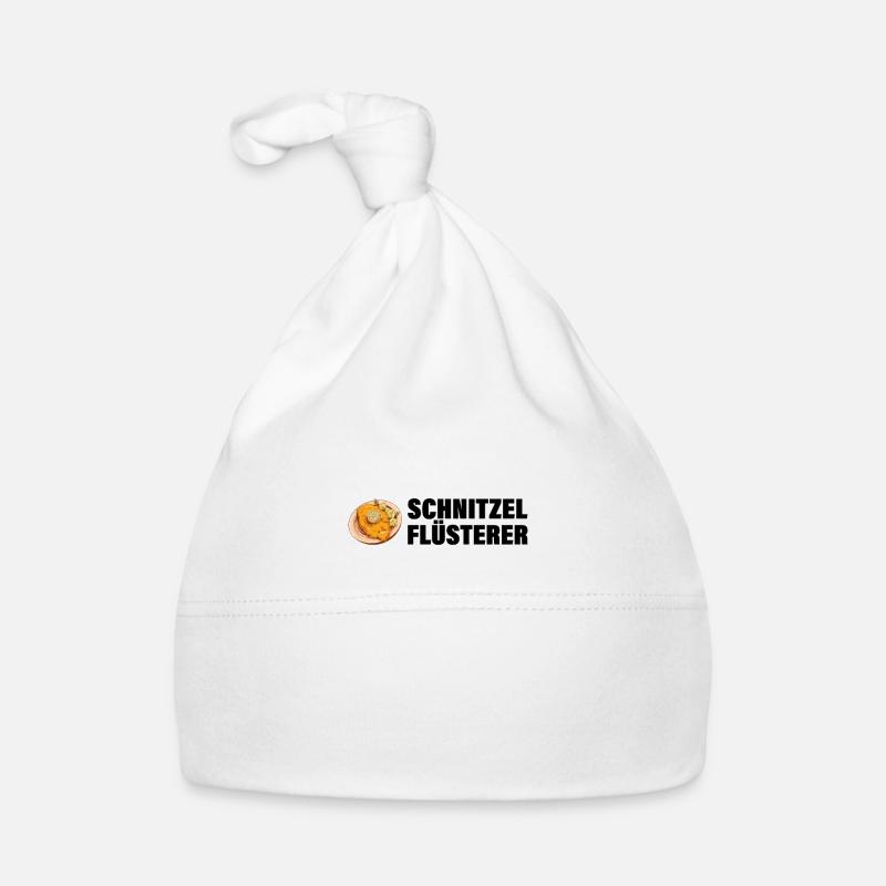 Schnitzel Deutsche Küche Schwäbisch Geschenk Baby Bio-Mütze