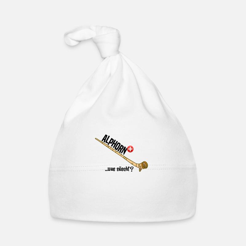 Alphorn Suisse était söscht Bonnet bio Bébé