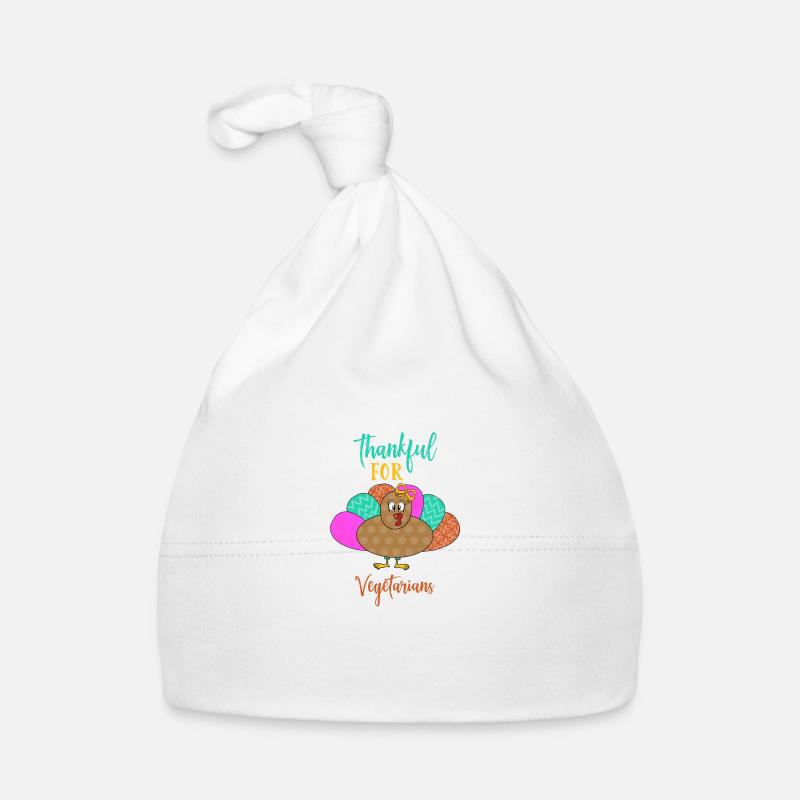 Grateful for vegetarians, vegan live lifestyle Organic Baby Cap