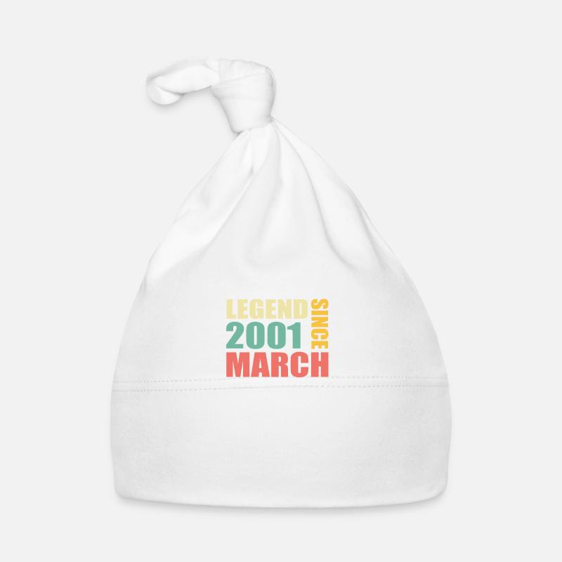 22nd birthday March Born 2001 Gift idea Organic Baby Cap