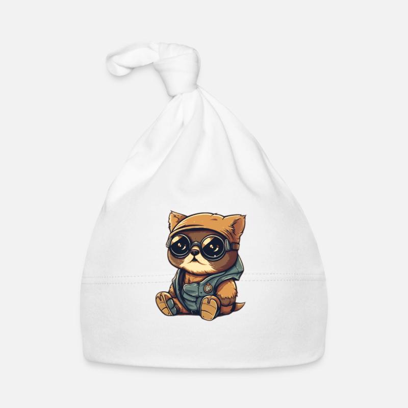Chat Cool Bonnet bio Bébé