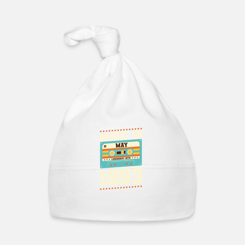 62nd birthday May Born 1961 Gift idea Organic Baby Cap