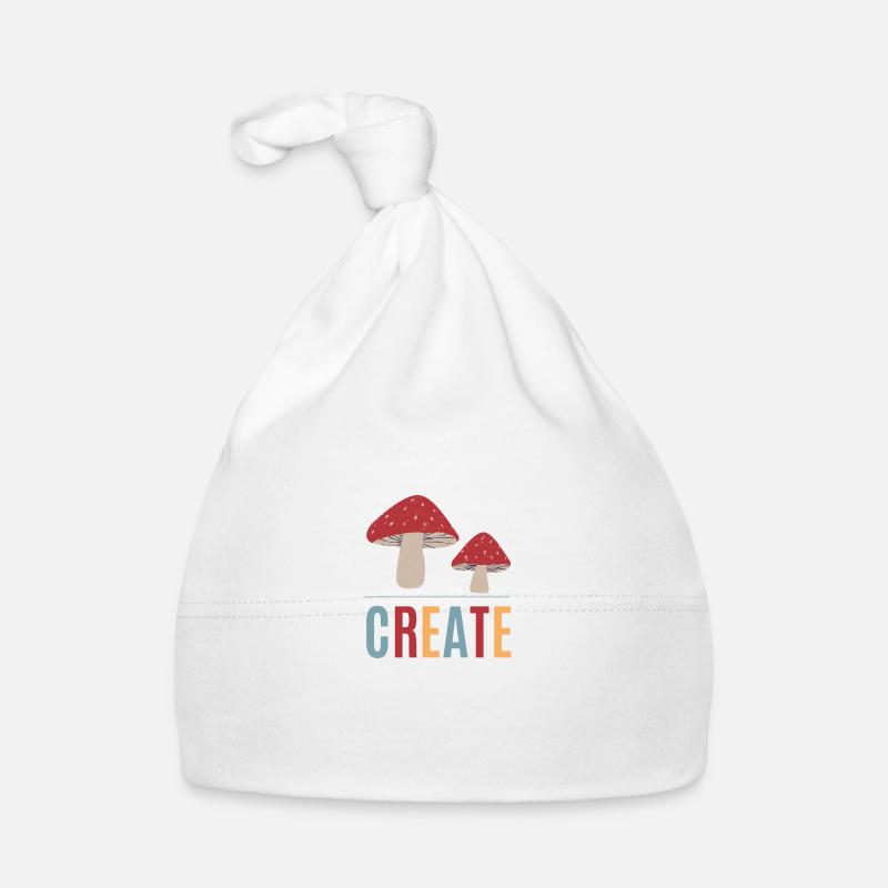 Créer - Bonnet bio Bébé - blanc