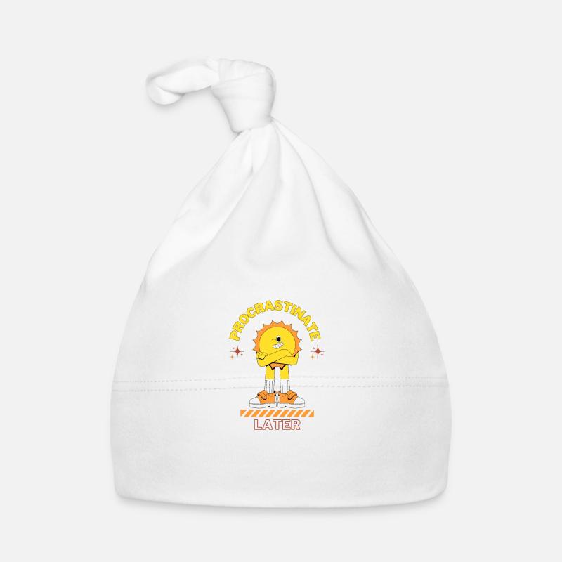 Procrastinate Later Organic Baby Cap