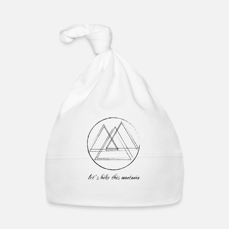 Berg / let's hike this mountain Organic Baby Cap