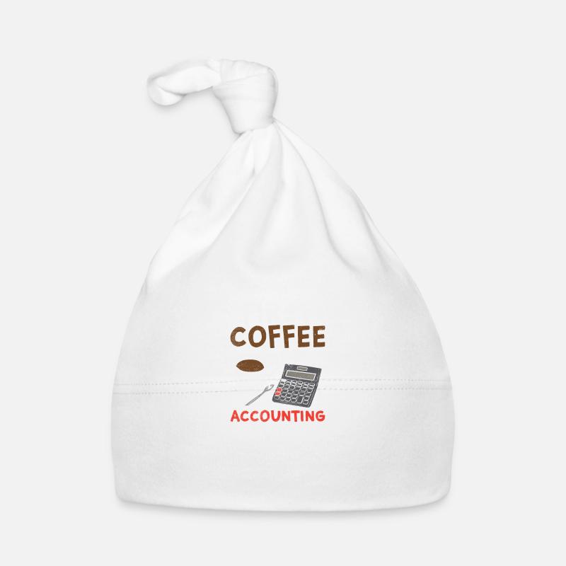 First Coffee Then Accounting Bonnet bio Bébé