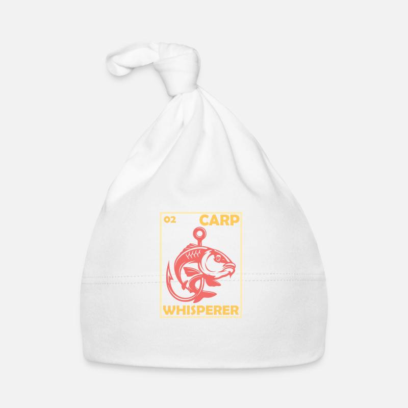 Carp Whisperer- Karpfen Flüsterer Baby Bio-Mütze