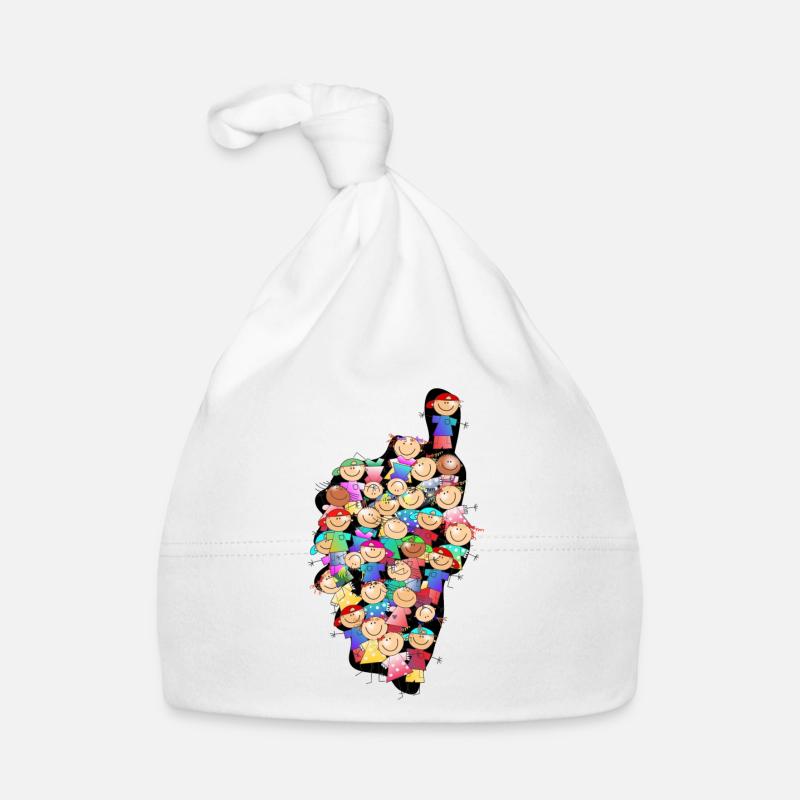 Corse - Bonnet bio Bébé - blanc