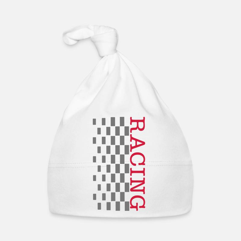 Racing Flagge Baby Bio-Mütze