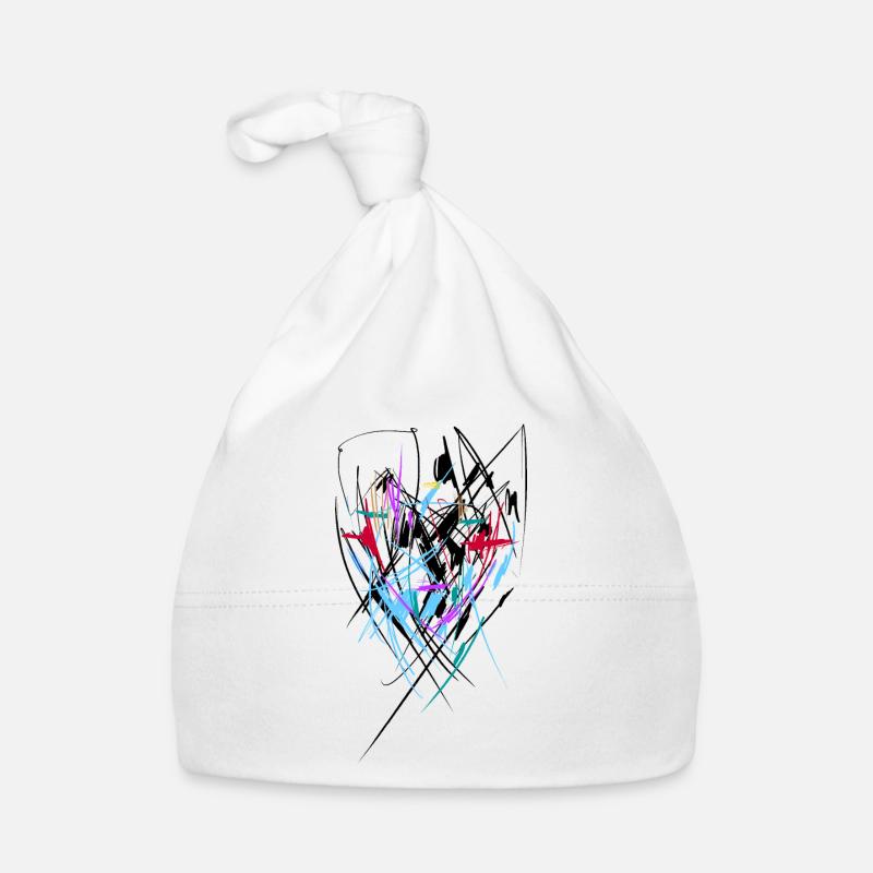 abstract Organic Baby Cap