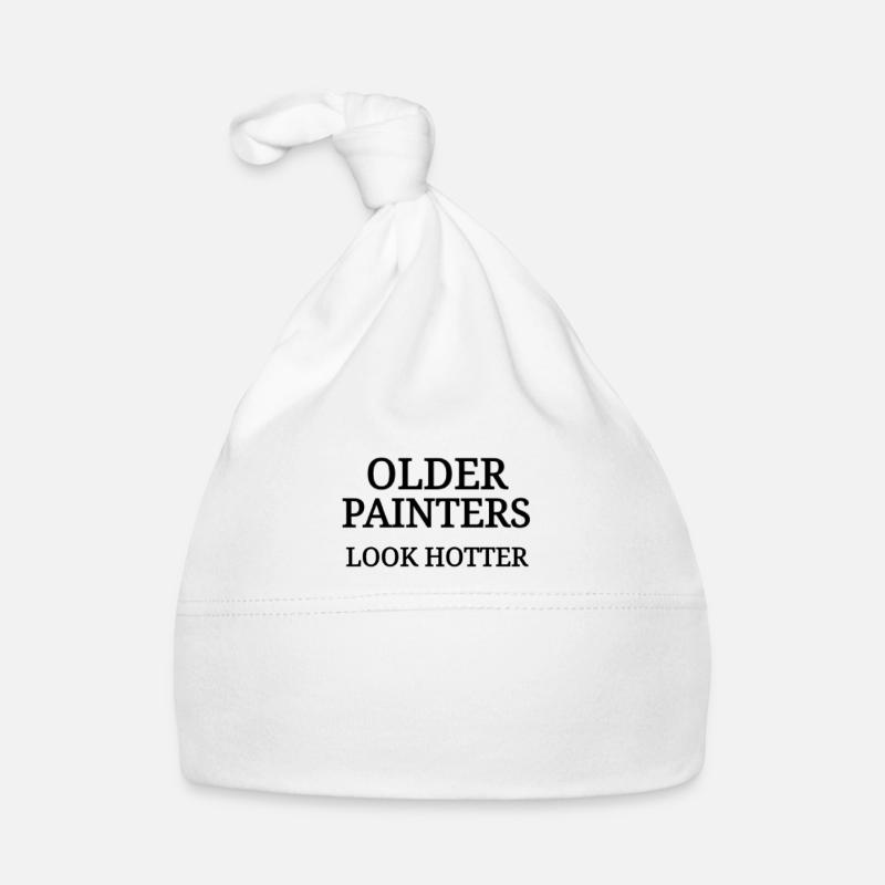 old artist old painter gift art pensioner Organic Baby Cap