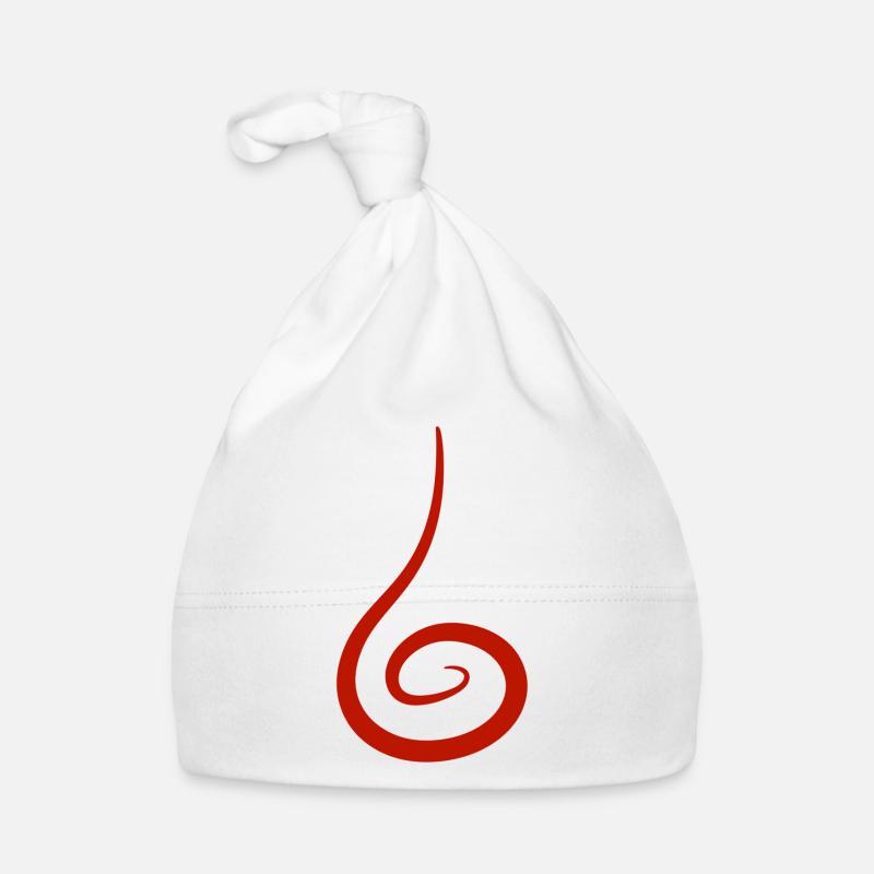Symbole de feu. Bonnet bio Bébé