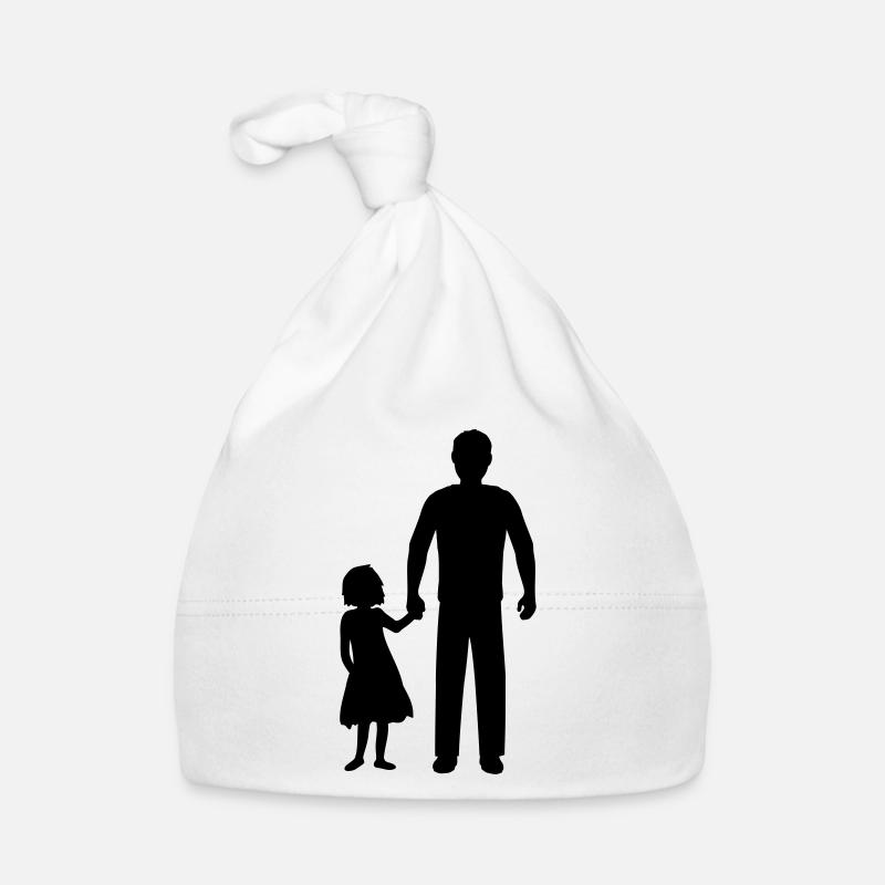 Team Vater Tochter Baby Bio-Mütze