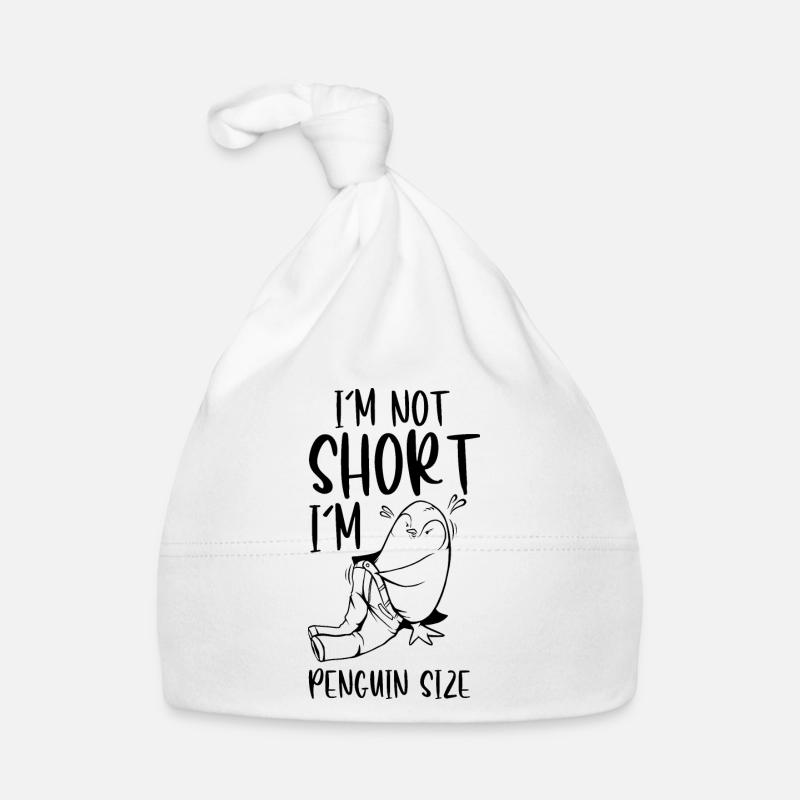 I'm Not Small I'm Penguin Size Penguins Organic Baby Cap