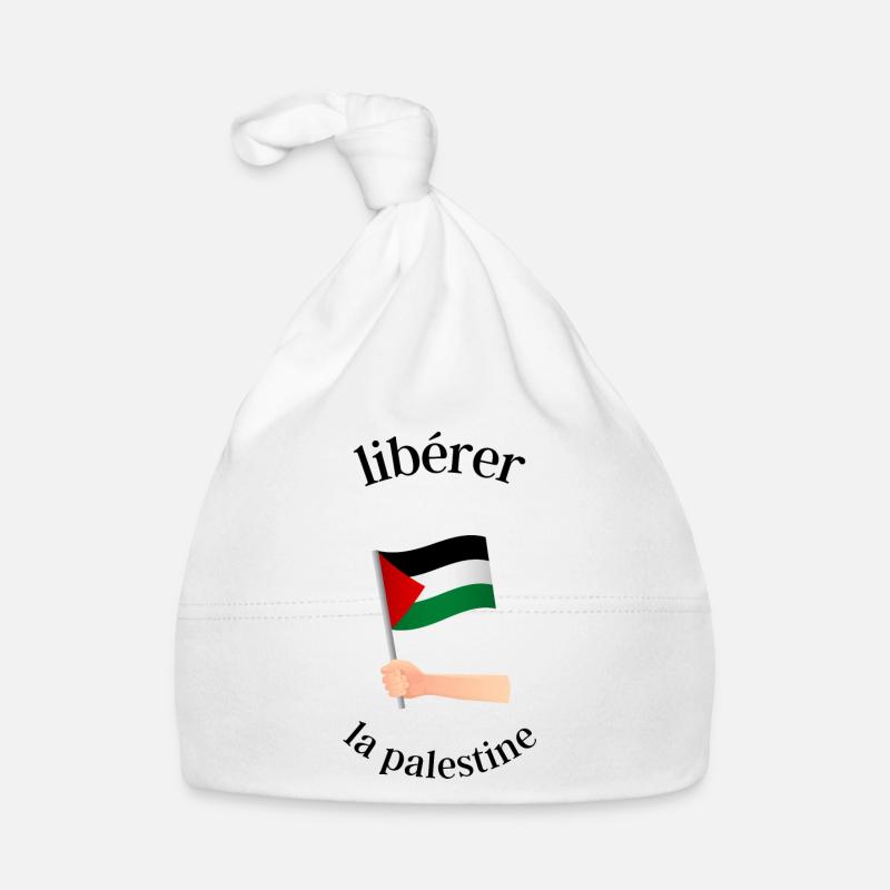 libérer la Palestine Bonnet bio Bébé