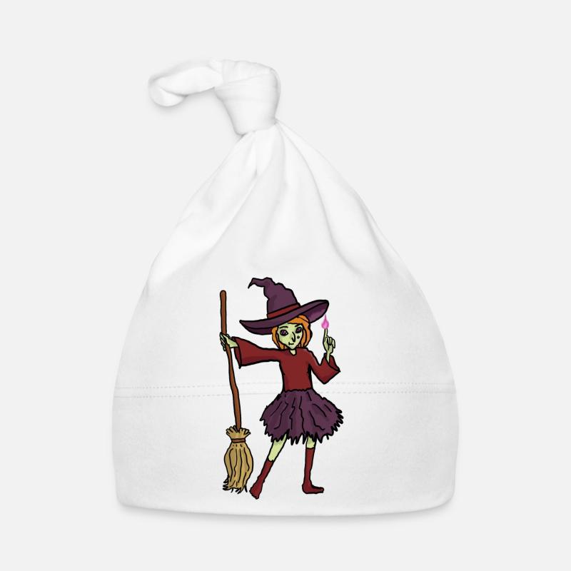 Sorcière d’Halloween Bonnet bio Bébé