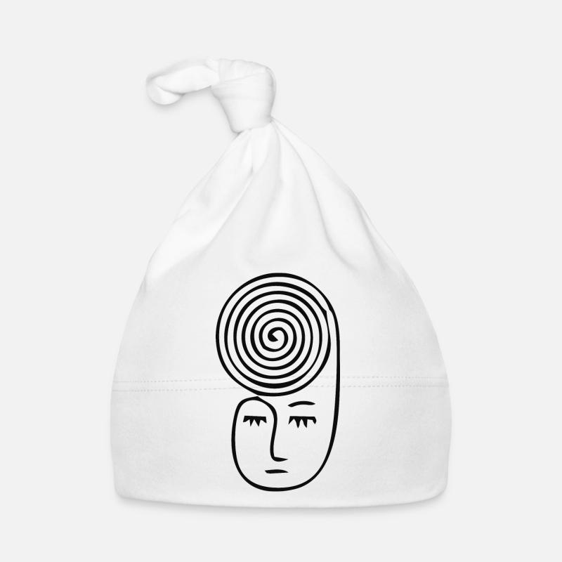 Thoughts in my head Organic Baby Cap