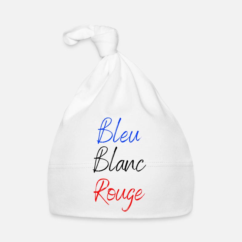Bleu blanc rouge Bonnet bio Bébé