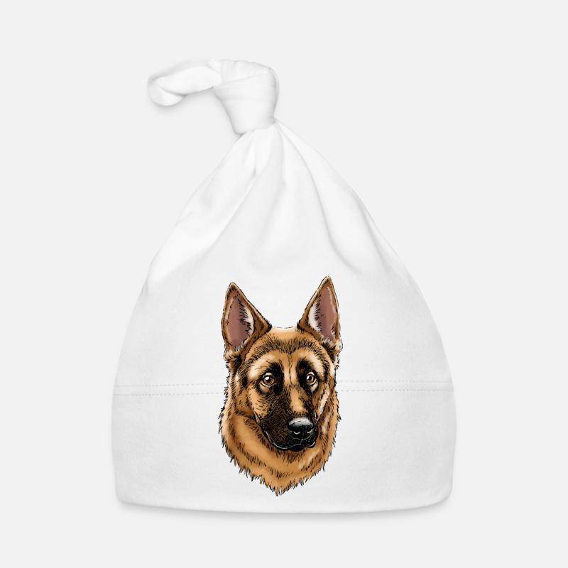 German Shepherd Baby Bio-Mütze
