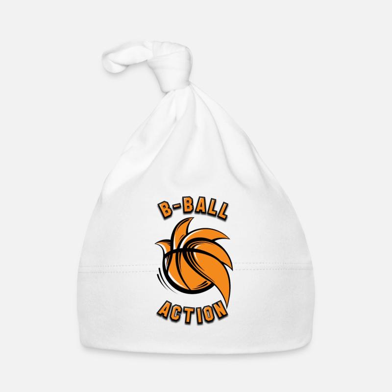 Bball - Bonnet bio Bébé - blanc