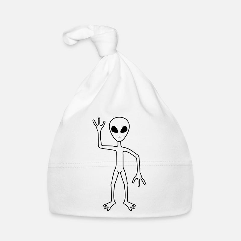 Welcome Alien waves friendly Organic Baby Cap