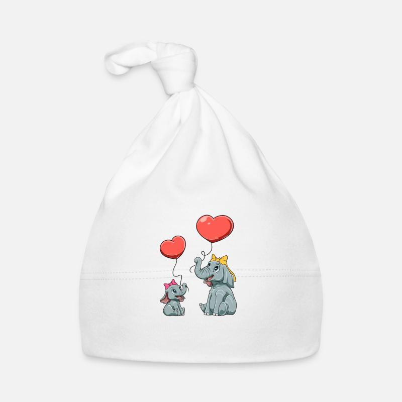 Elefanten kleine Schwester - Ich bin die kleine Baby Bio-Mütze