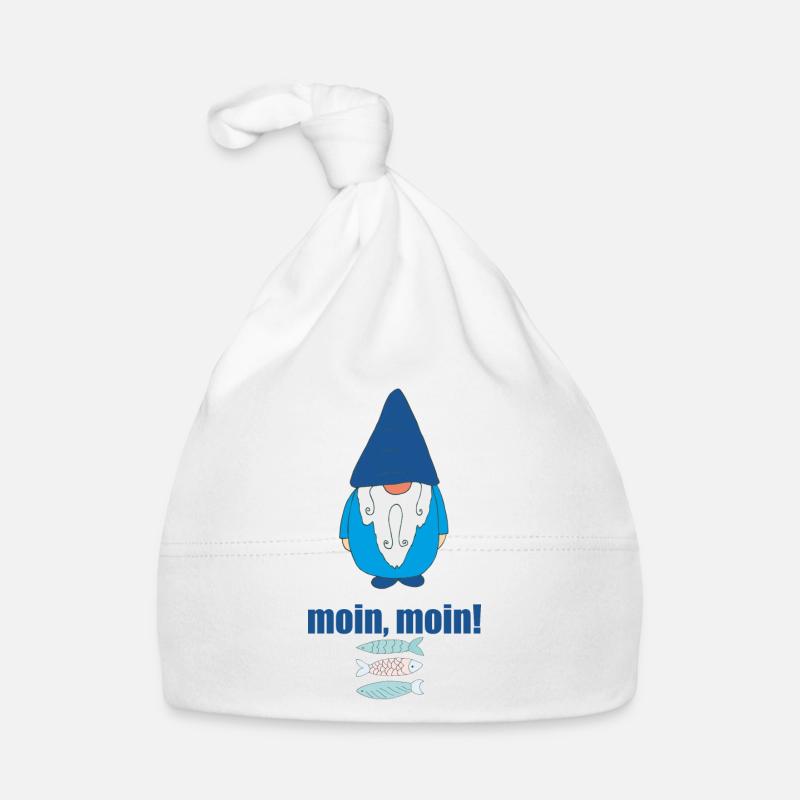 gartenzwerg moin Baby Bio-Mütze