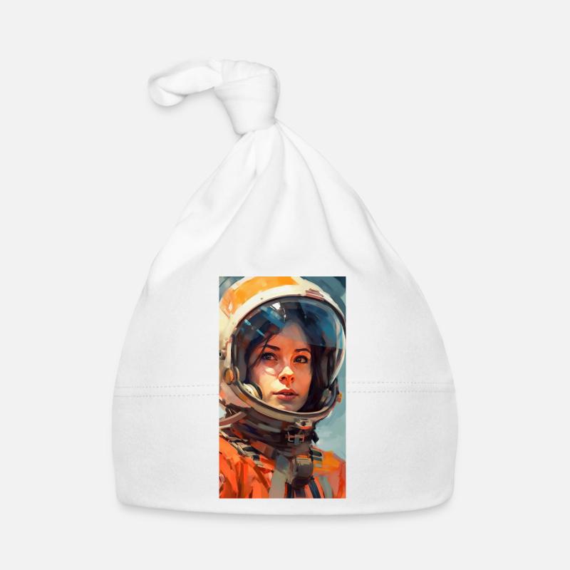 Fille de l’espace Bonnet bio Bébé