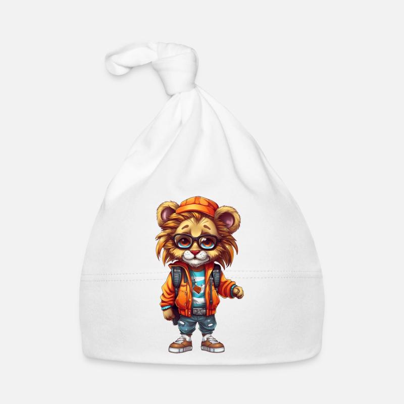 Cute Lion Cartoon Organic Baby Cap