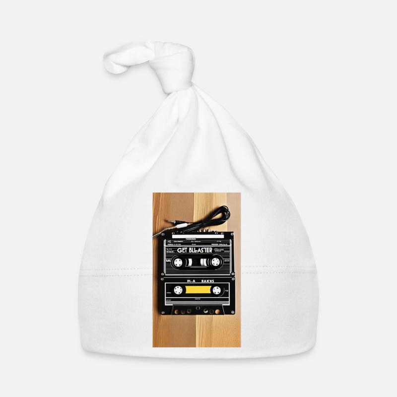 Get Blaster Kassette Retro Baby Bio-Mütze