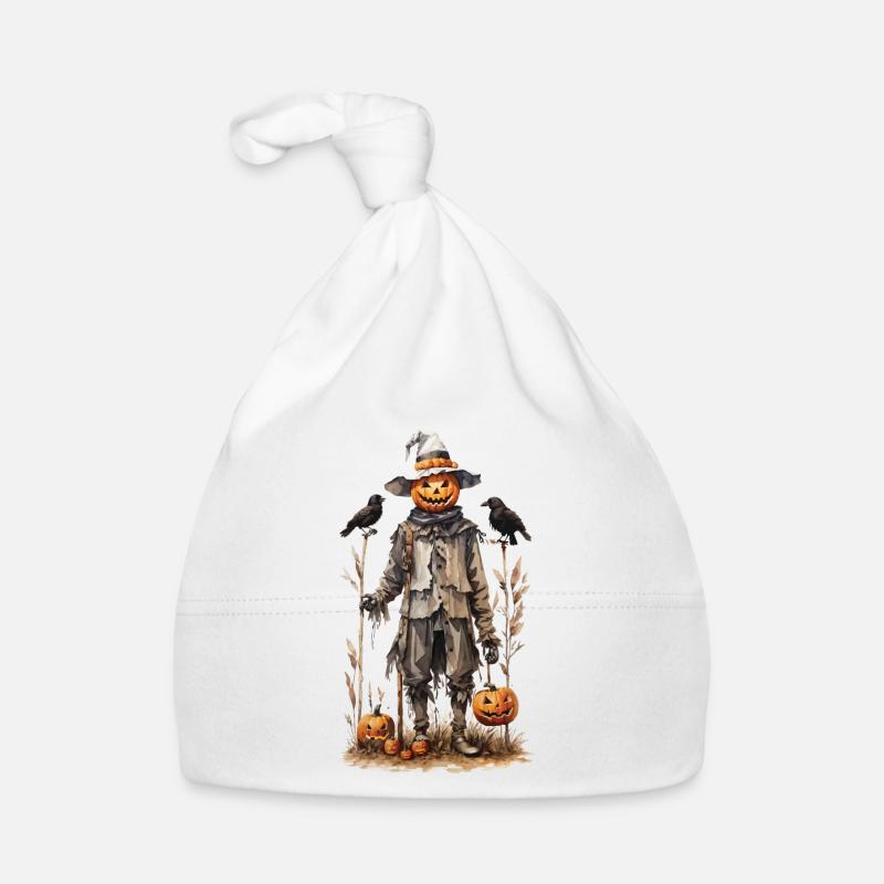 Folklore Halloween Pumpkin Goblincore Fall Organic Baby Cap