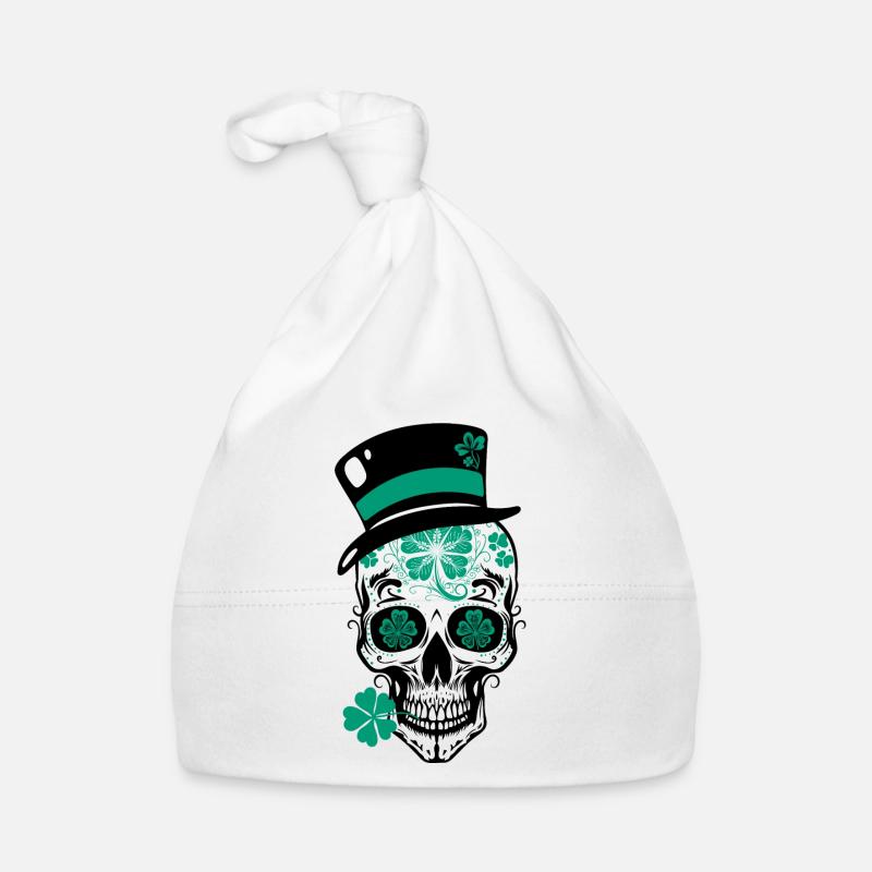 Crâne de sucre Saint-Patrick Bonnet bio Bébé