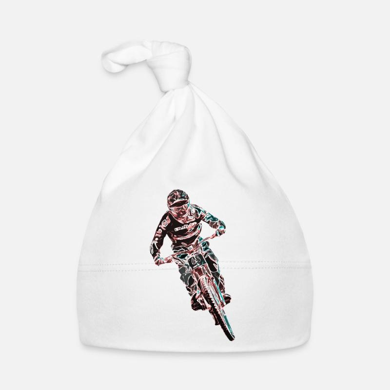 MTB Abfahrt Baby Bio-Mütze