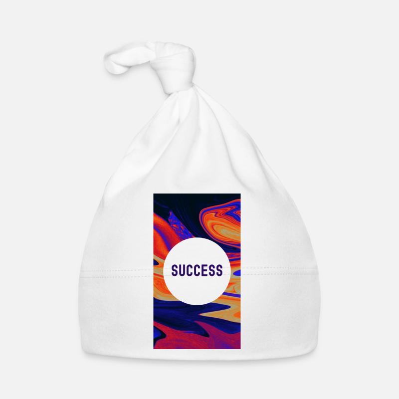 Motivation pour le succès : explorez votre motivation et réussissez-le - Bonnet bio Bébé - blanc