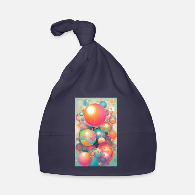 Sphères géométriques heureuses Bonnet bio Bébé