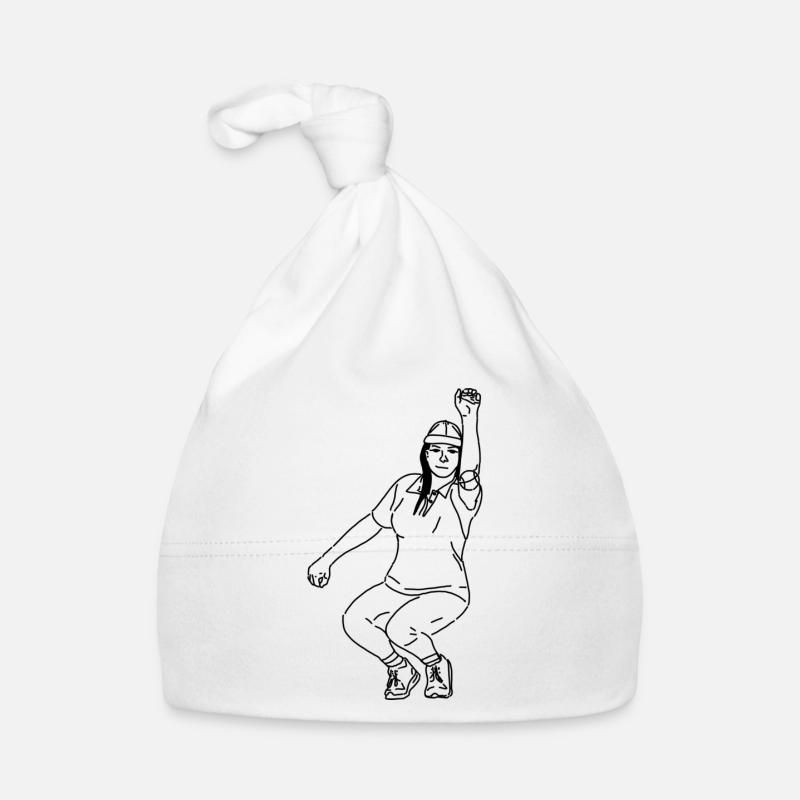 Petanque player Left-handed Organic Baby Cap