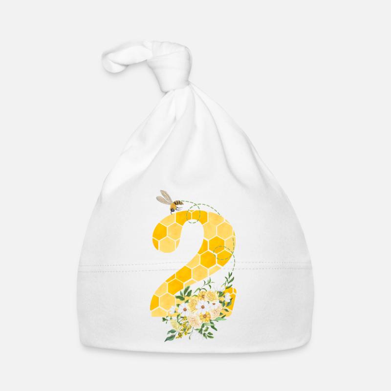 2e anniversaire abeille Bonnet bio Bébé