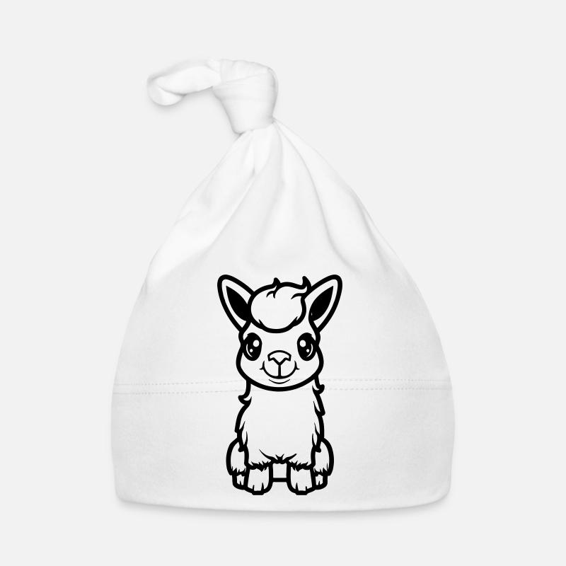 lama al paka comic Baby Bio-Mütze