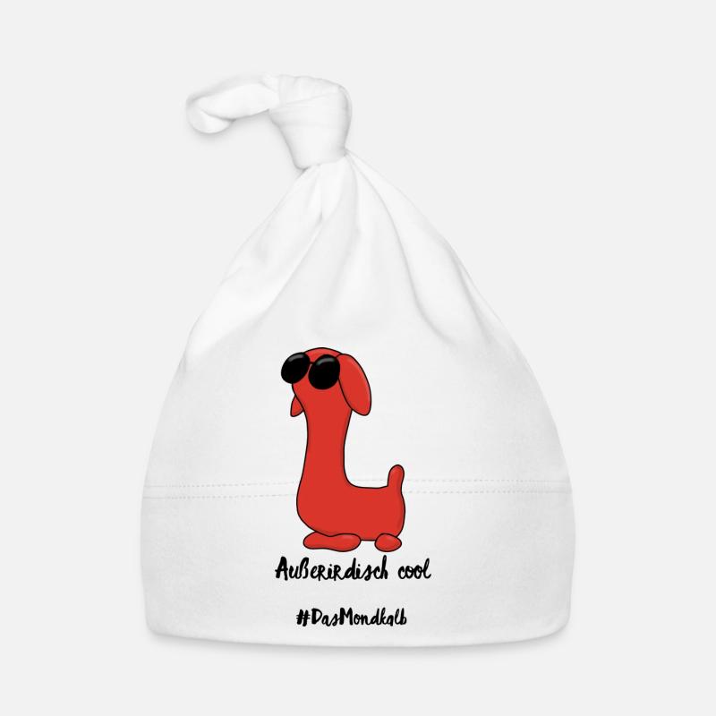 Mondkalb Außerirdisch cool Baby Bio-Mütze