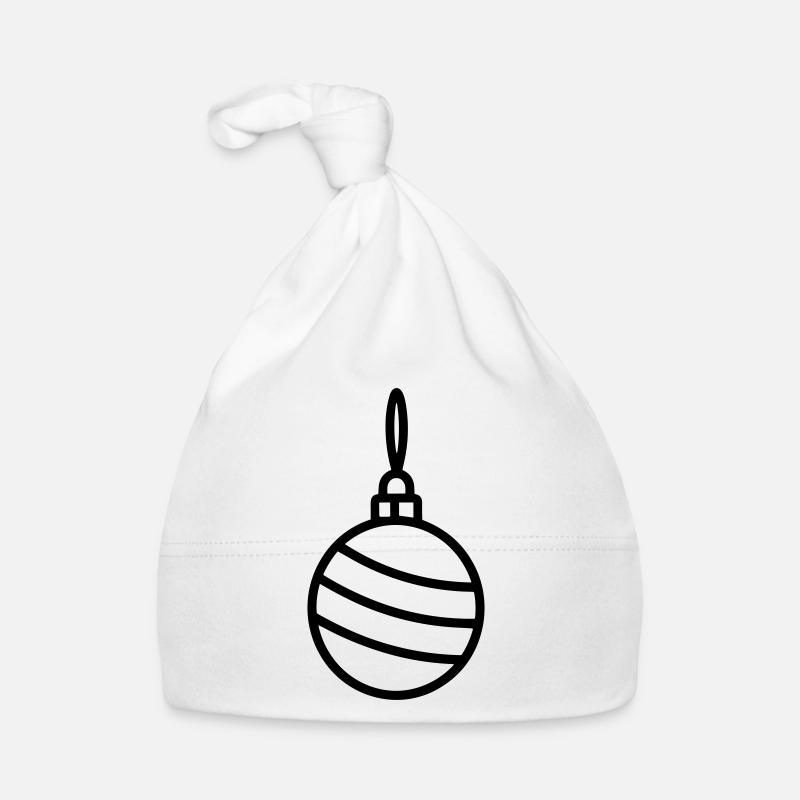 Boule de Noël Bonnet bio Bébé